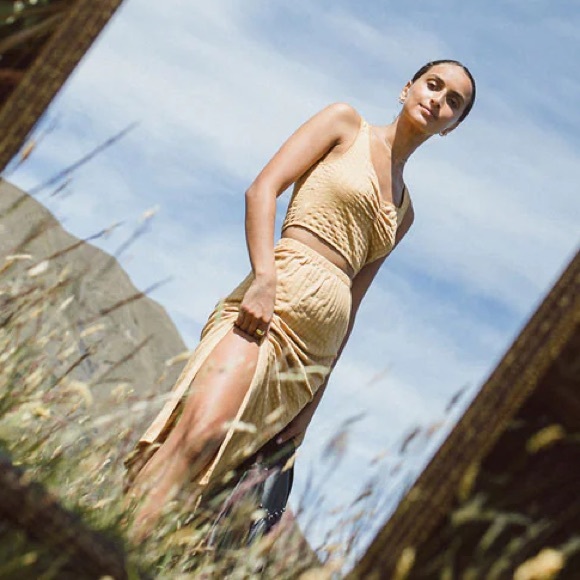 SET Spell Bonnie Organic Cotton Crop and Midi Skirt - Picture 3 of 16